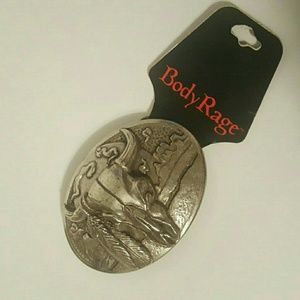 Western Skull Belt Buckle